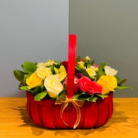 Flower Basket – buy online or call 01698 687300